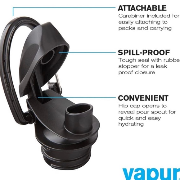 *NWT*VAPUR Anti-Bottle: Collapsible Reusable Water Bottle - Picture 6 of 8